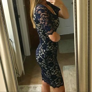 ⚜️Navy blue lace dress ⚜️